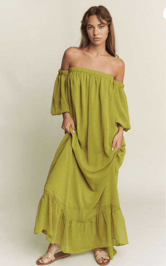Dana Chiffon Maxi Dress - Fly VSJ, Women's Clothing and Fashion Accessories