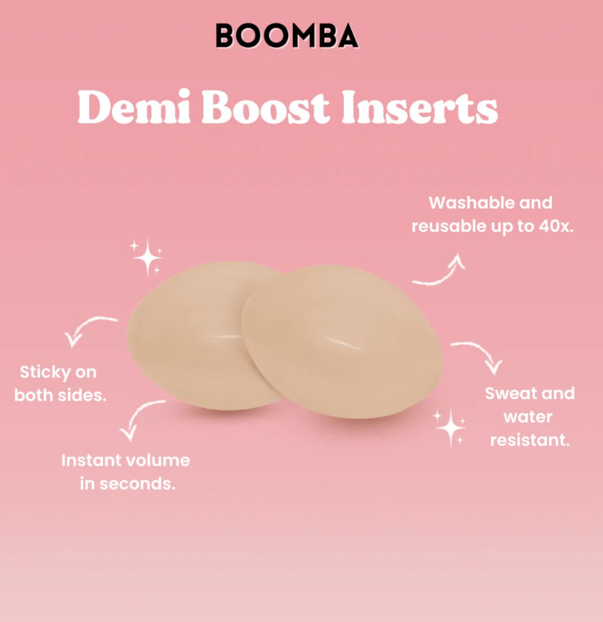 Demi Boost Inserts - Fly VSJ, Women's Clothing and Fashion Accessories