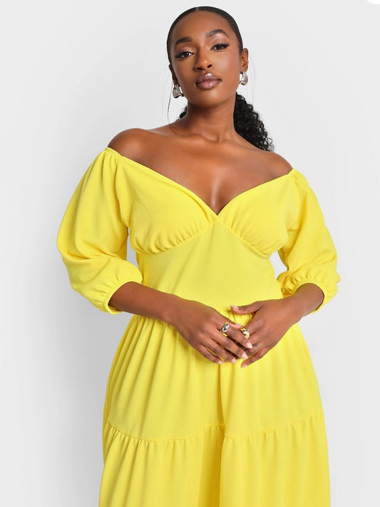 Demure Tied Maxi Dress - Fly VSJ, Women's Clothing and Fashion Accessories