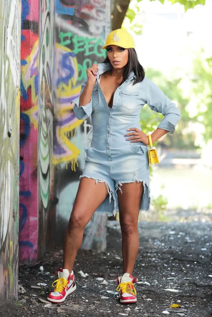 Distressed Denim Romper - Fly VSJ, Women's Clothing and Fashion Accessories