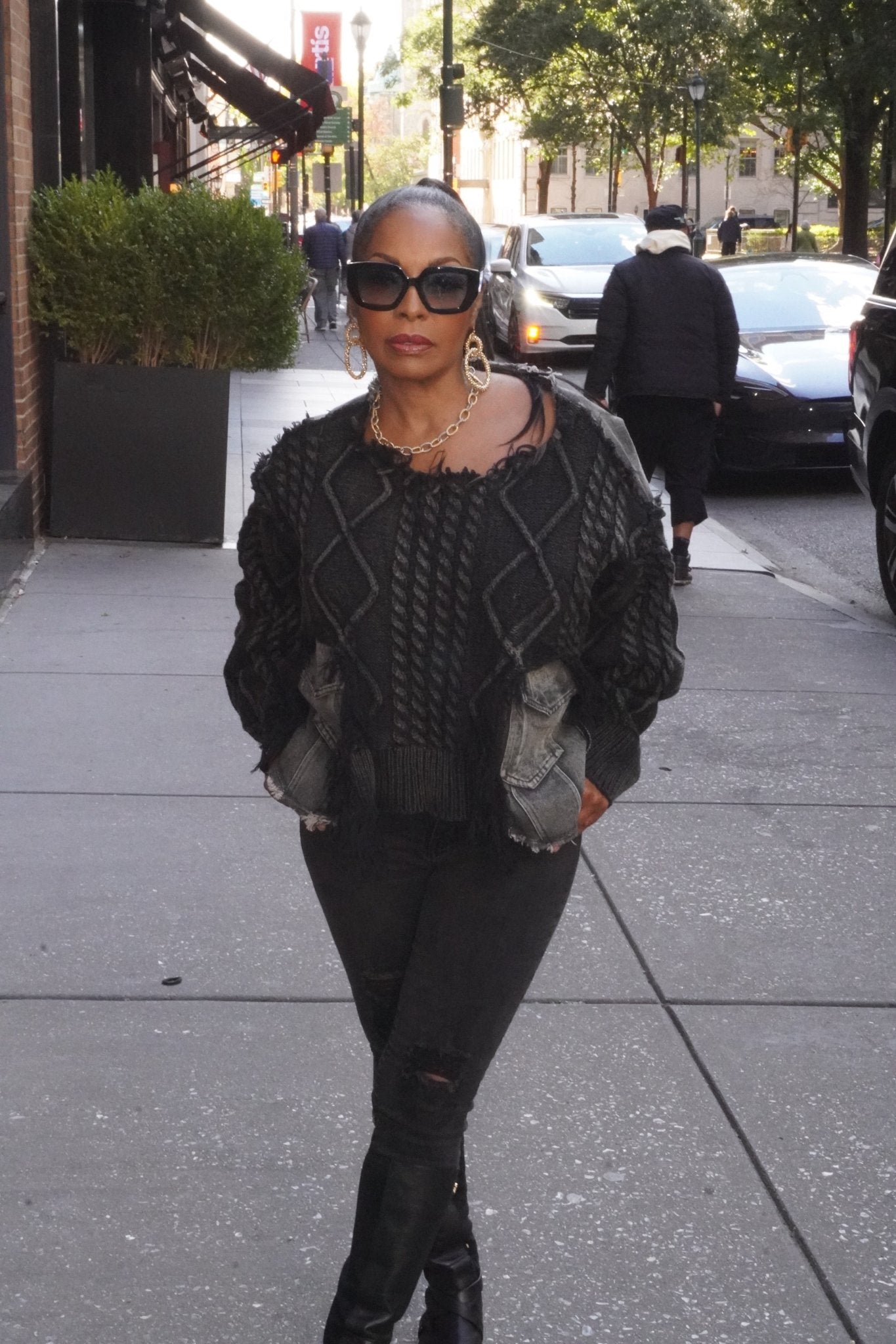 Frayed Theory Sweater - Fly VSJ, Women's Clothing and Fashion Accessories