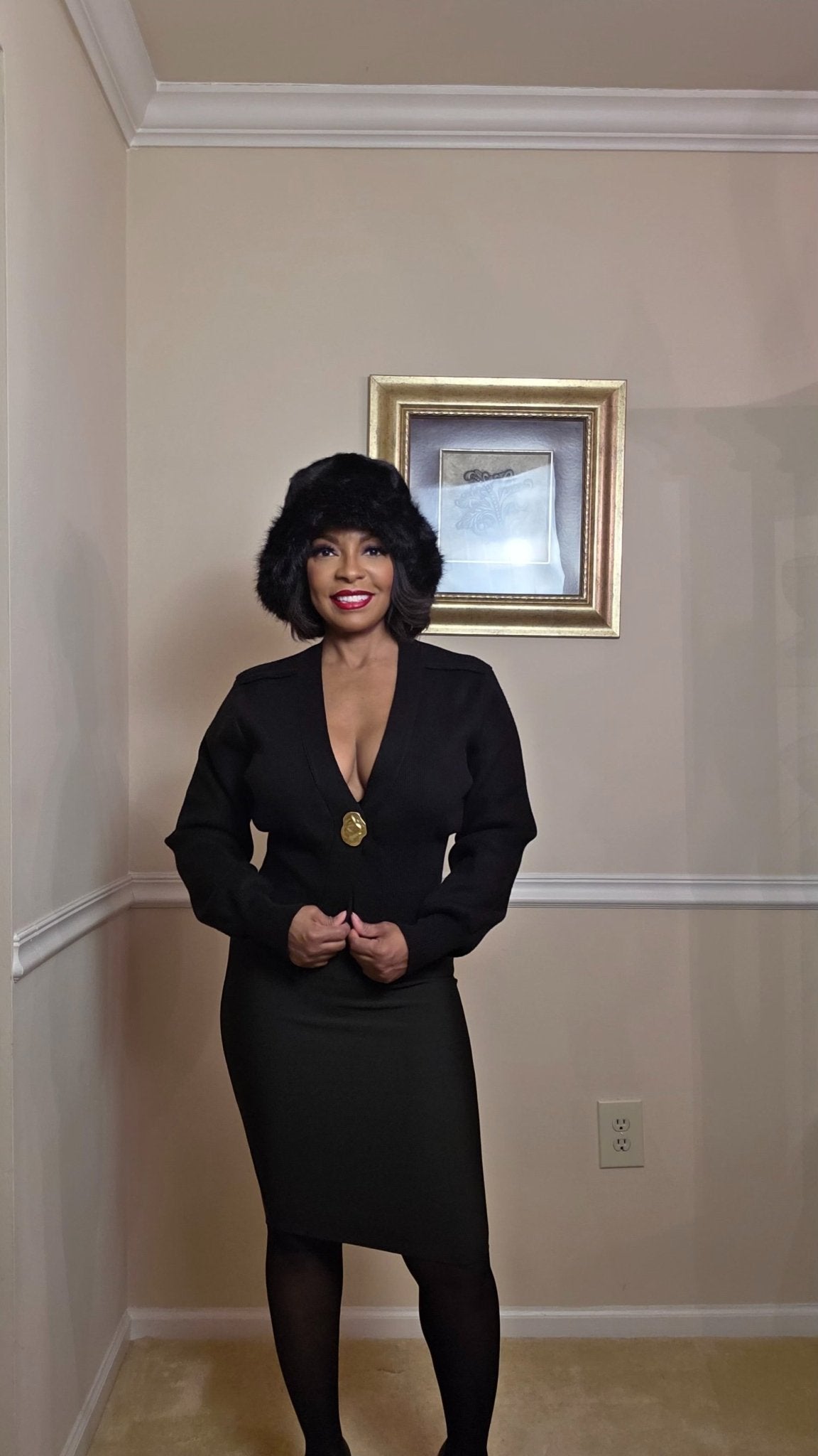 Gilded V Sweater - Fly VSJ, Women's Clothing and Fashion Accessories