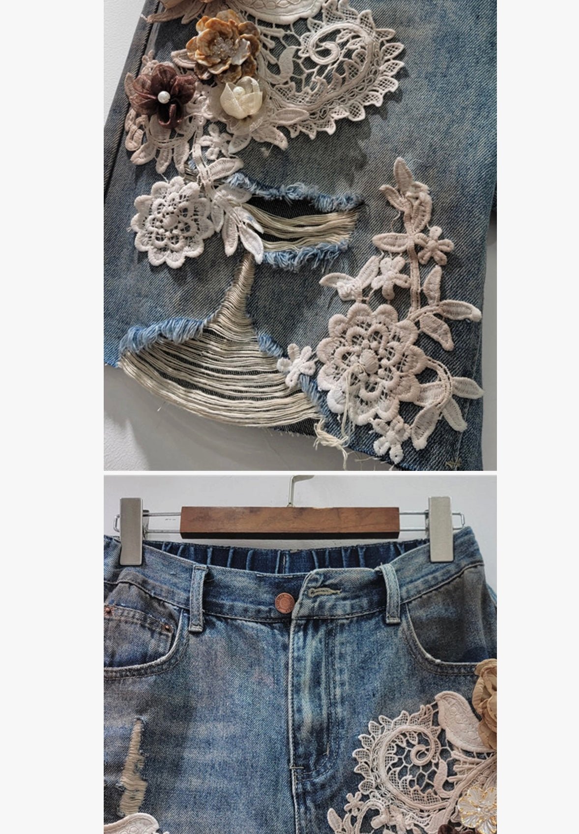 Golden Hour Denim Shorts - Fly VSJ, Women's Clothing and Fashion Accessories