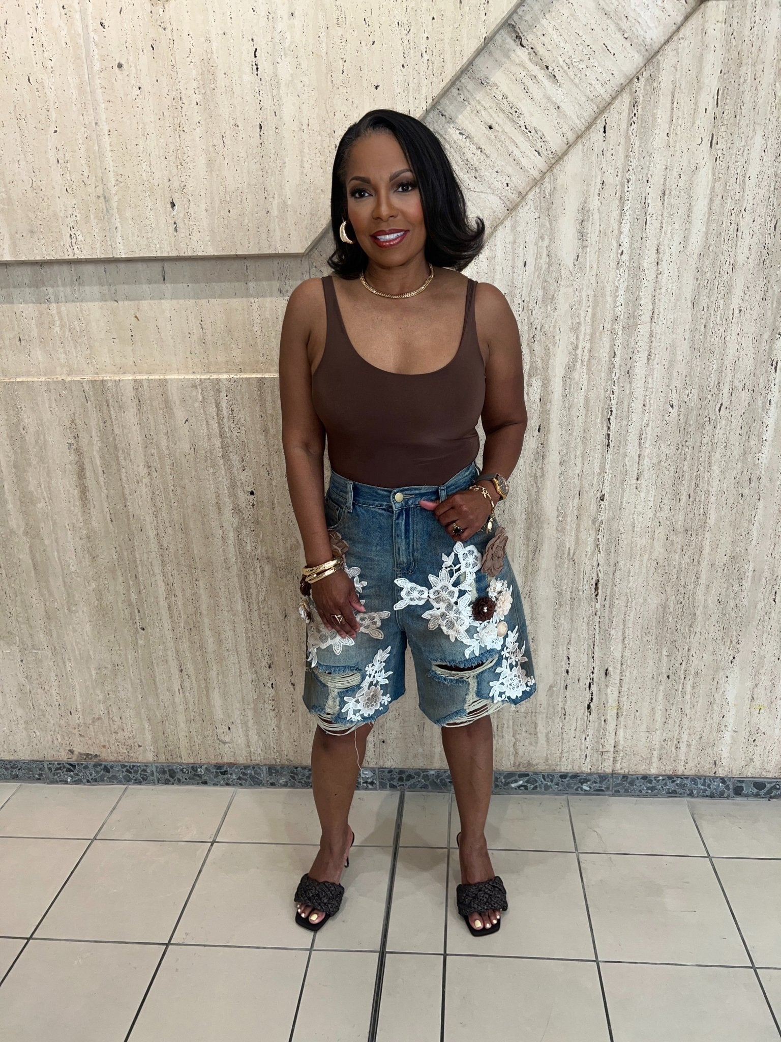 Golden Hour Denim Shorts - Fly VSJ, Women's Clothing and Fashion Accessories