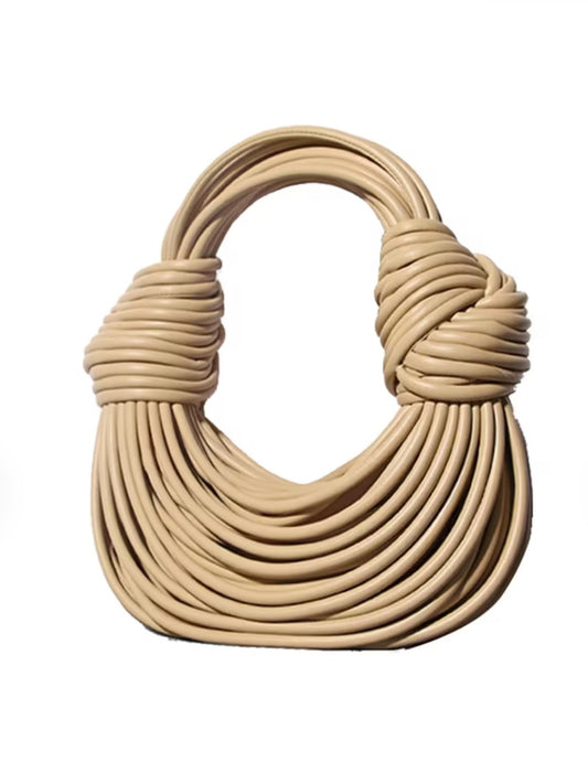Double Knot Vegan Leather Fashion Bag