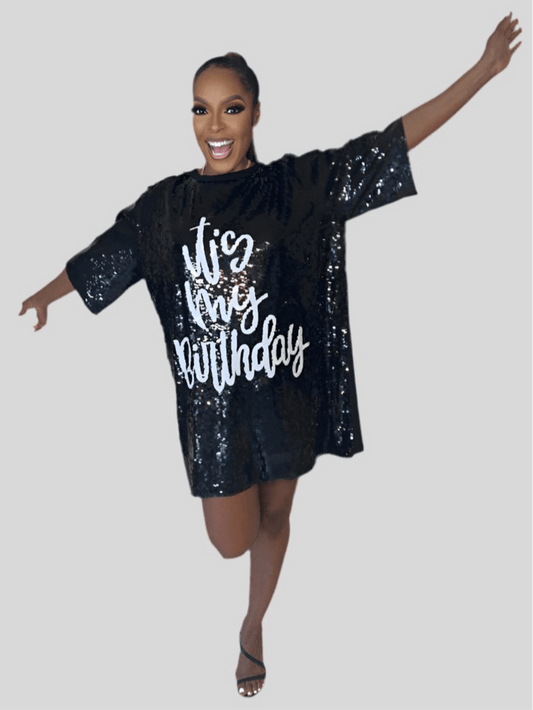 It's My Birthday Sequin Dress - Fly VSJ, Women's Clothing and Fashion Accessories