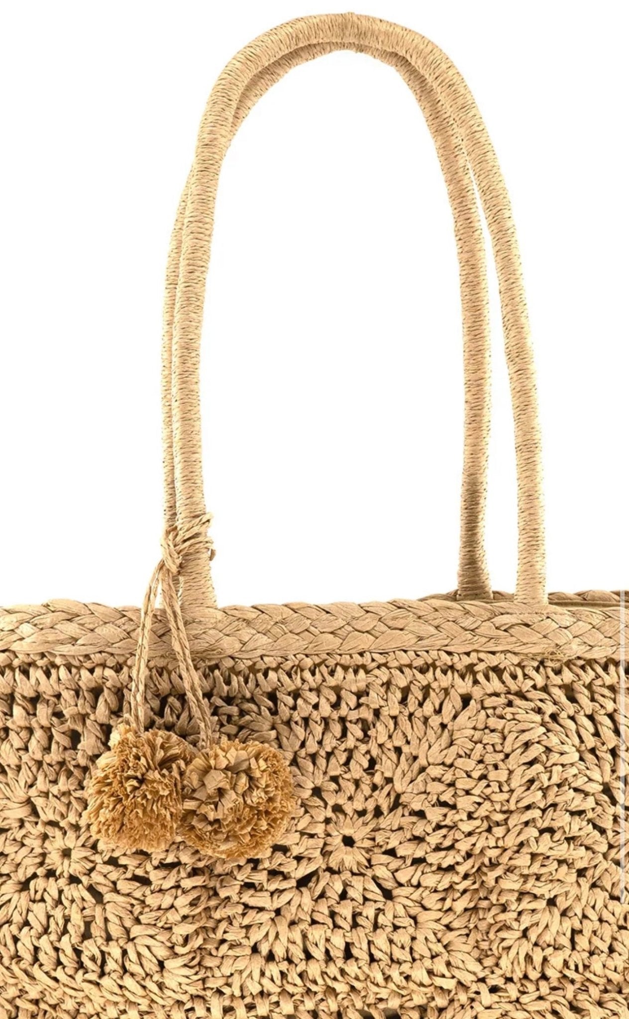 Large Straw Bag (Final Sale) - Fly VSJ, Women's Clothing and Fashion Accessories