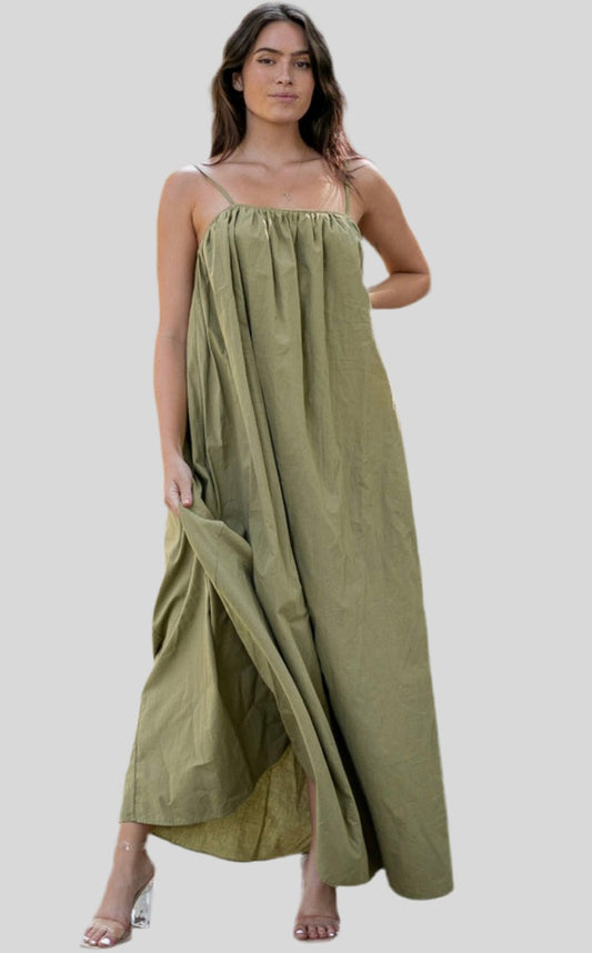 Maxi Dress with Low Back - Fly VSJ, Women's Clothing and Fashion Accessories