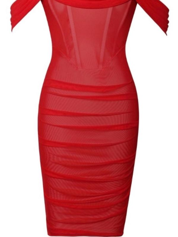 Mesh Corset Dress - Fly VSJ, Women's Clothing and Fashion Accessories