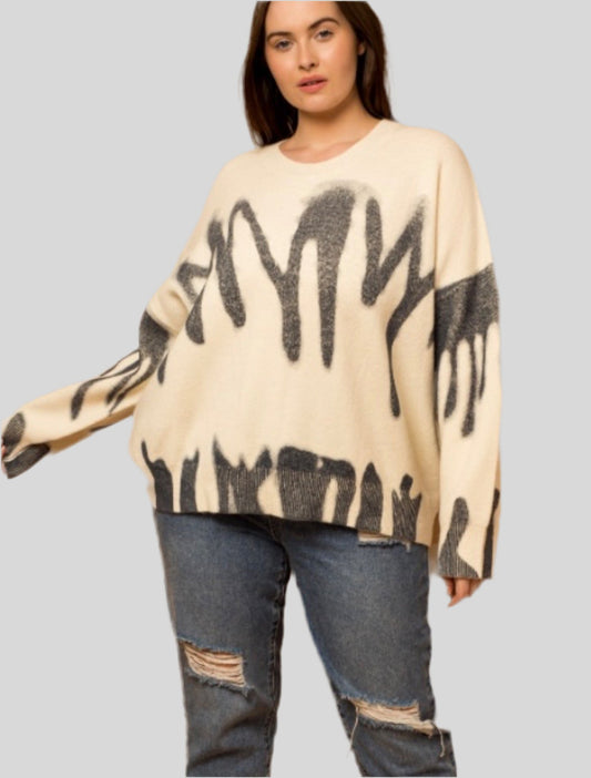 Plus Size Nia Sweater - Fly VSJ, Women's Clothing and Fashion Accessories