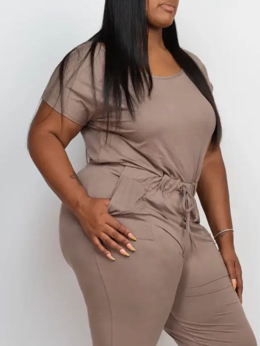 Plus Stretch Jersey Jumpsuit (Final Sale) - Fly VSJ, Women's Clothing and Fashion Accessories