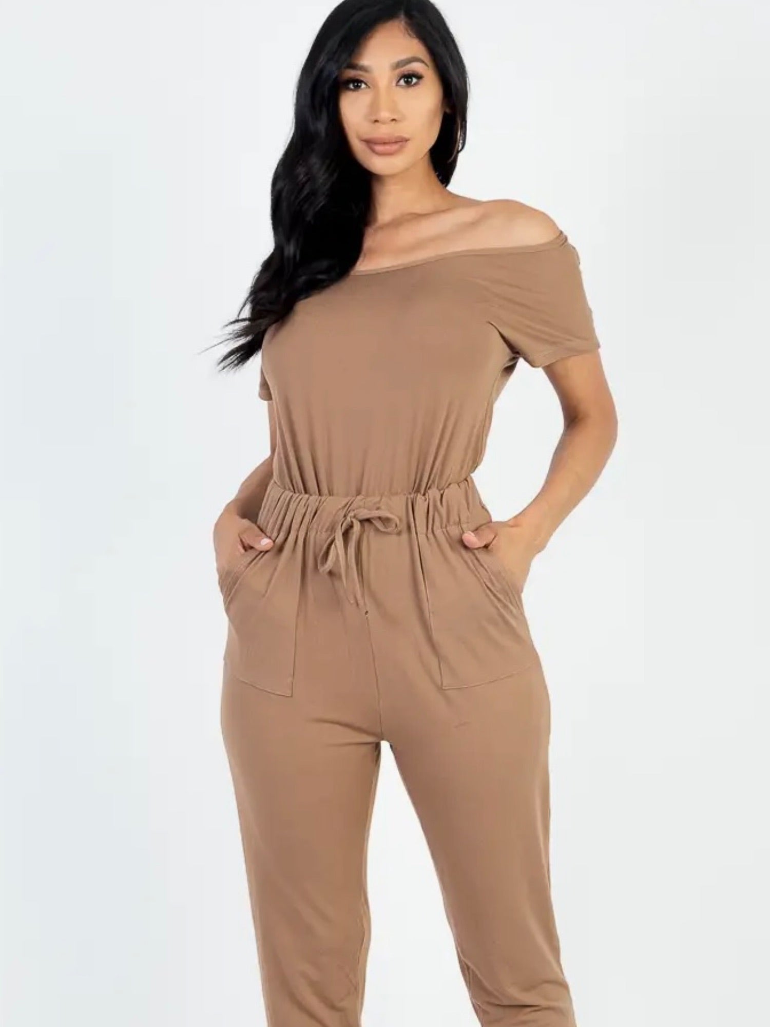 Plus Stretch Jersey Jumpsuit (Final Sale) - Fly VSJ, Women's Clothing and Fashion Accessories