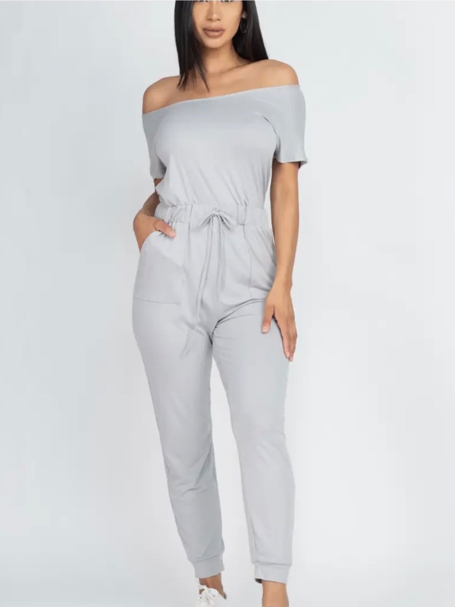 Plus Stretch Jersey Jumpsuit (Final Sale) - Fly VSJ, Women's Clothing and Fashion Accessories