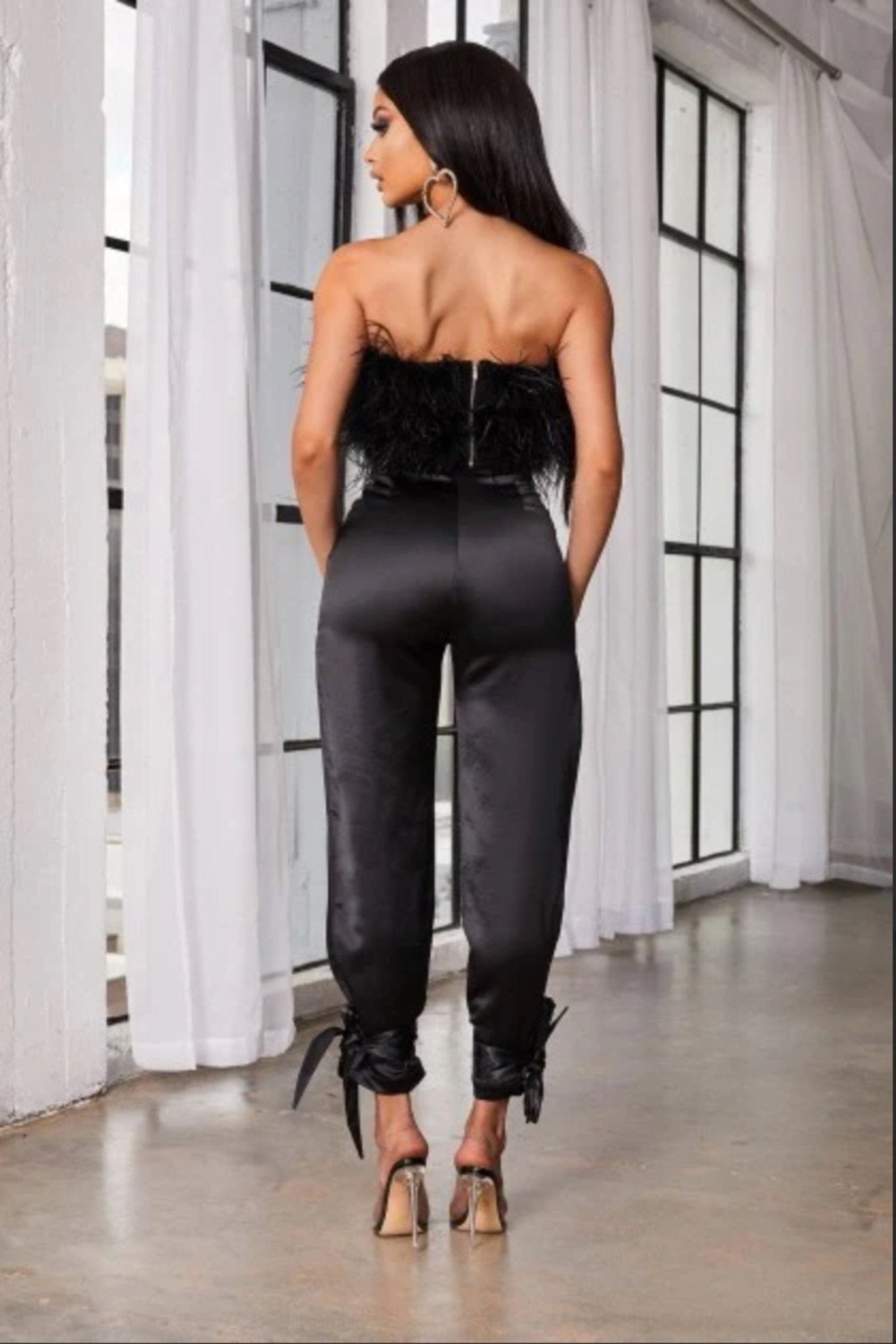 Satin Pants - Fly VSJ, Women's Clothing and Fashion Accessories