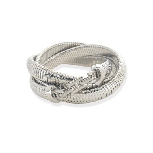 Semi Stretch Ribbed Bangle - Fly VSJ, Women's Clothing and Fashion Accessories