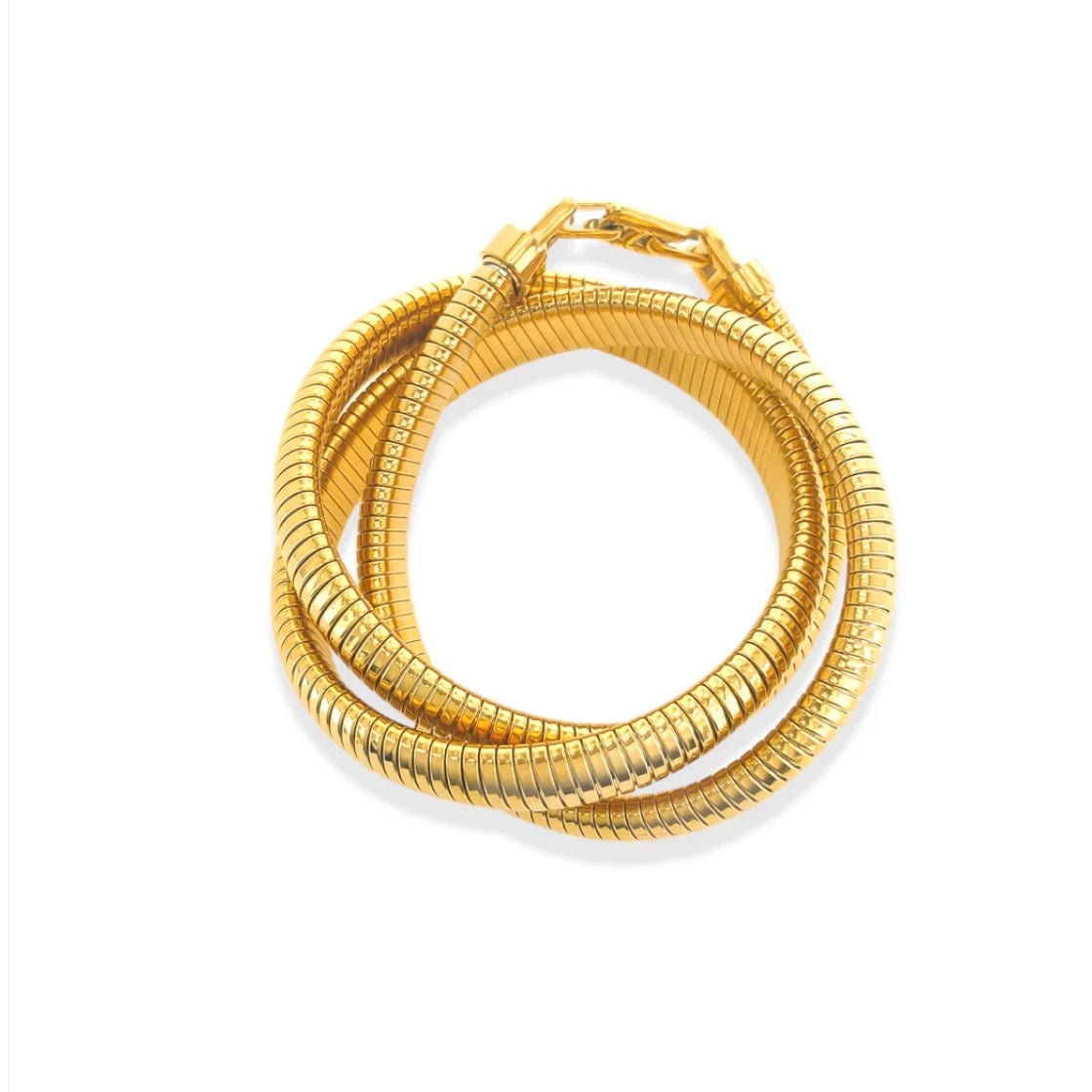 Semi Stretch Ribbed Bangle - Fly VSJ, Women's Clothing and Fashion Accessories