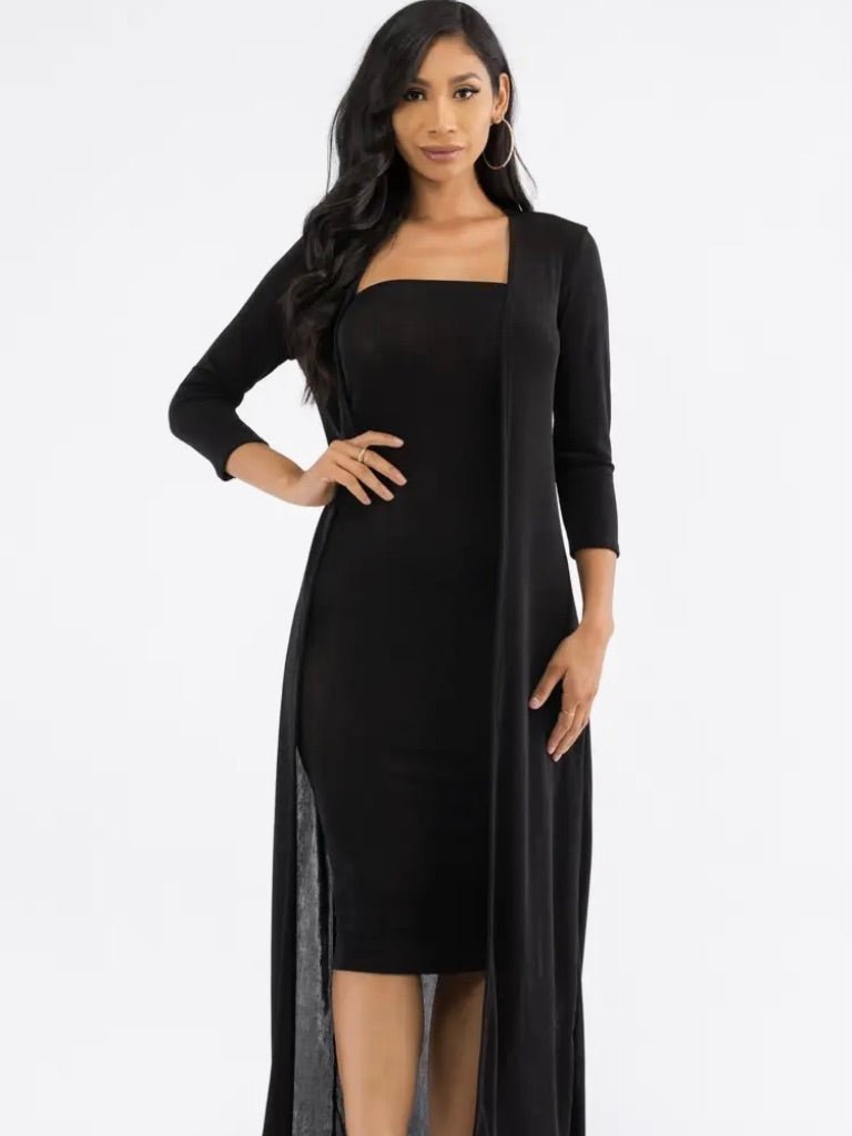 Shenna Cardigan Dress Set (Final Sale) - Fly VSJ, Women's Clothing and Fashion Accessories