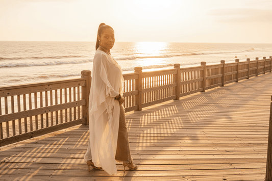 Soft Power Chiffon Duster - Fly VSJ, Women's Clothing and Fashion Accessories