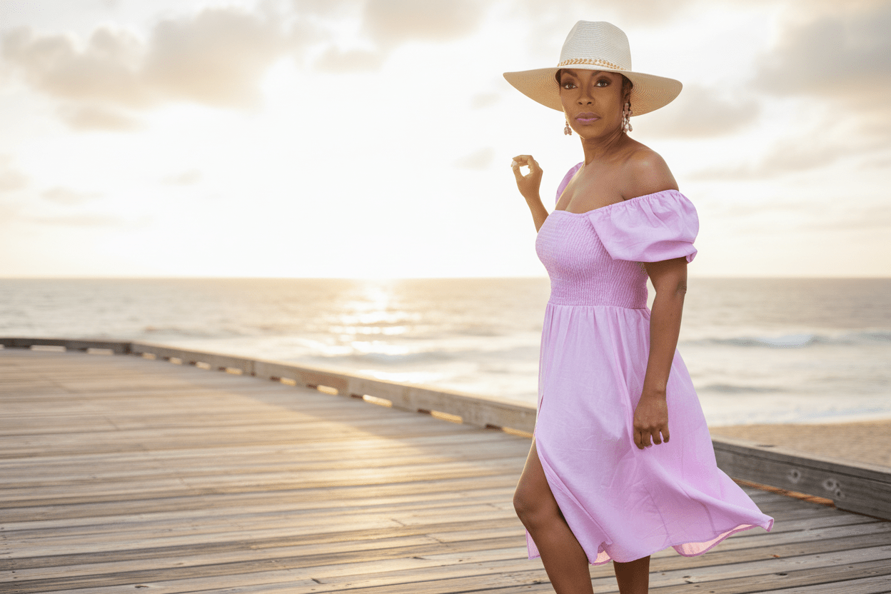 Summer Casual Midi Dress - Fly VSJ, Women's Clothing and Fashion Accessories