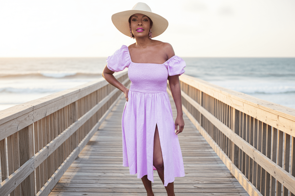 Summer Casual Midi Dress - Fly VSJ, Women's Clothing and Fashion Accessories