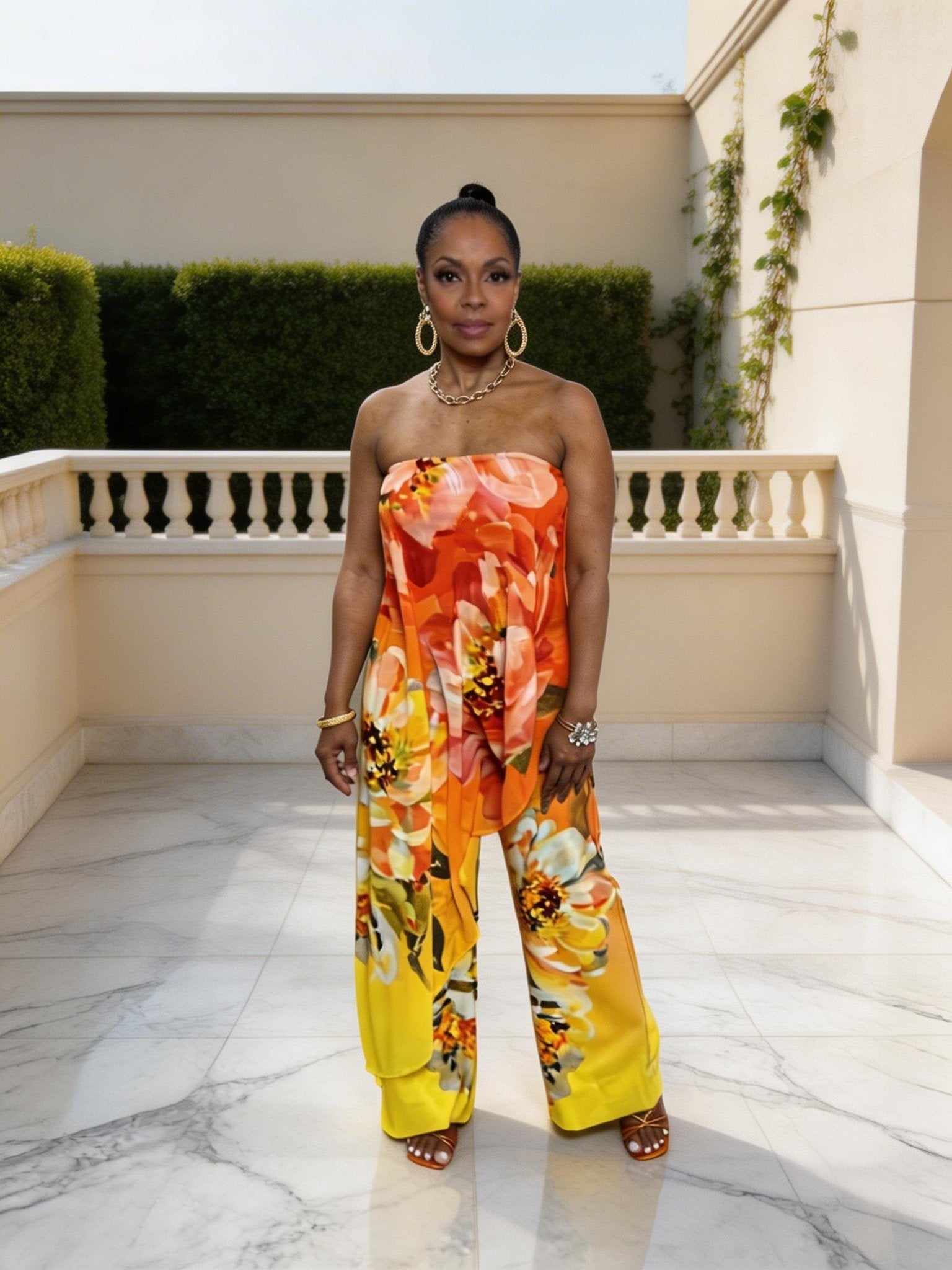 The Garden Escape Strapless Jumpsuit - Fly VSJ, Women's Clothing and Fashion Accessories