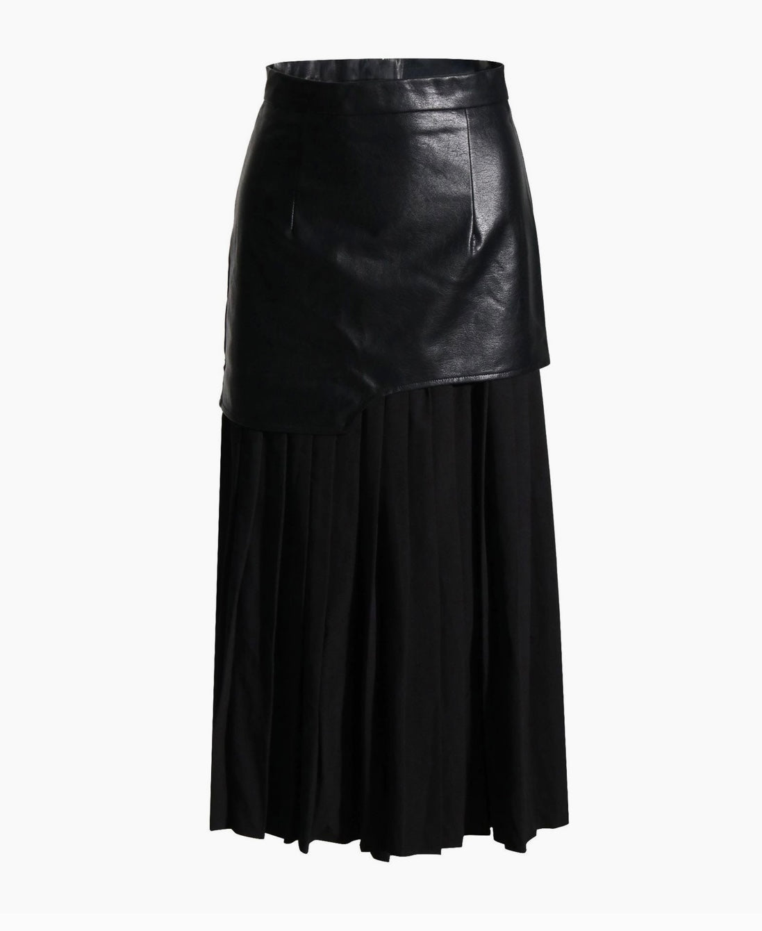 Timmie PU Pleated Skirt - Fly VSJ, Women's Clothing and Fashion Accessories