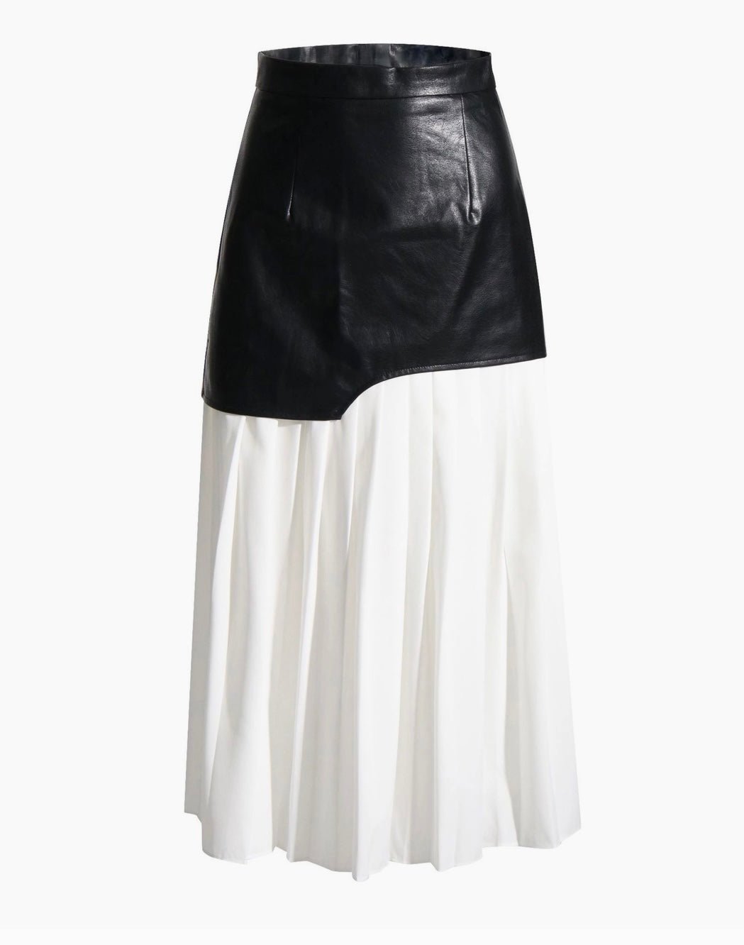 Timmie PU Pleated Skirt - Fly VSJ, Women's Clothing and Fashion Accessories