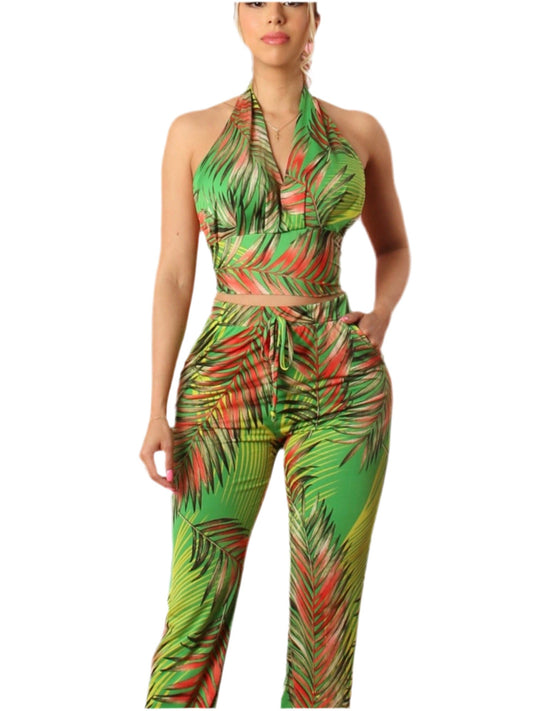 Tropical Vacation Jogger Set - Fly VSJ, Women's Clothing and Fashion Accessories