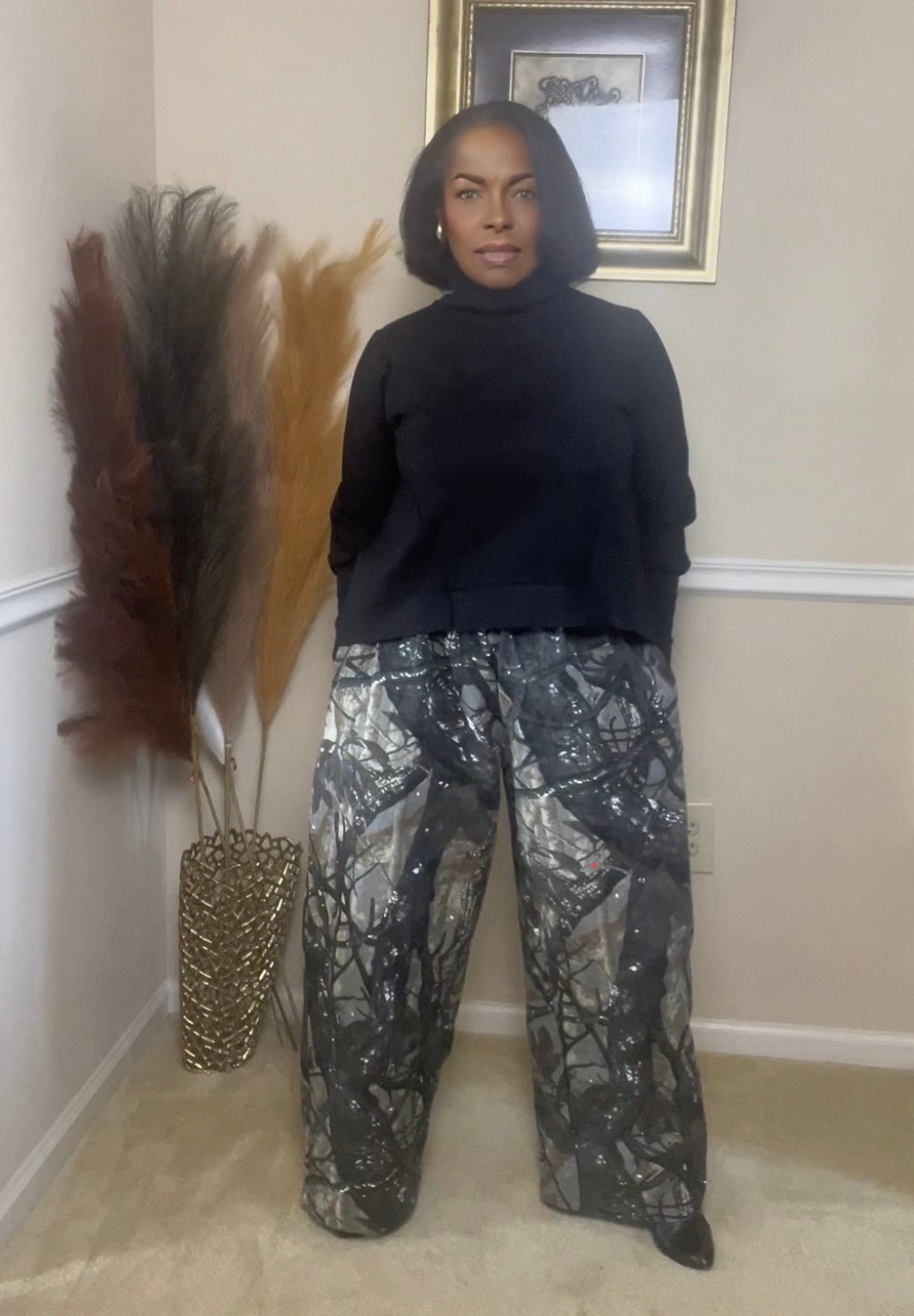 Urban Edit Camo Pants - Fly VSJ, Women's Clothing and Fashion Accessories