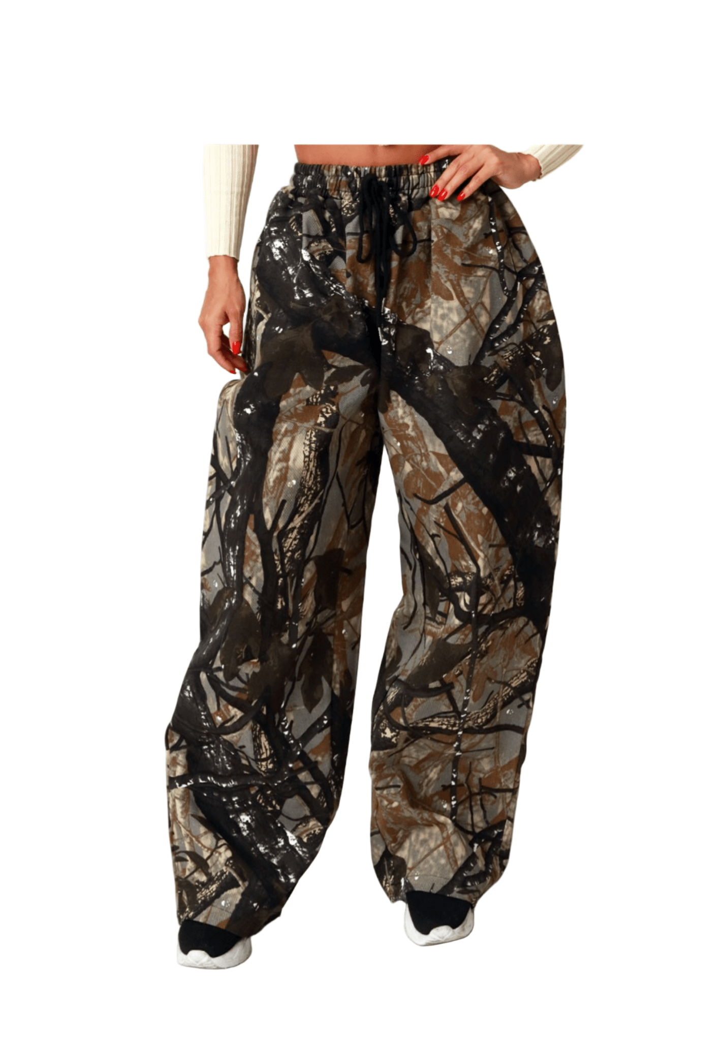 Urban Edit Camo Pants - Fly VSJ, Women's Clothing and Fashion Accessories