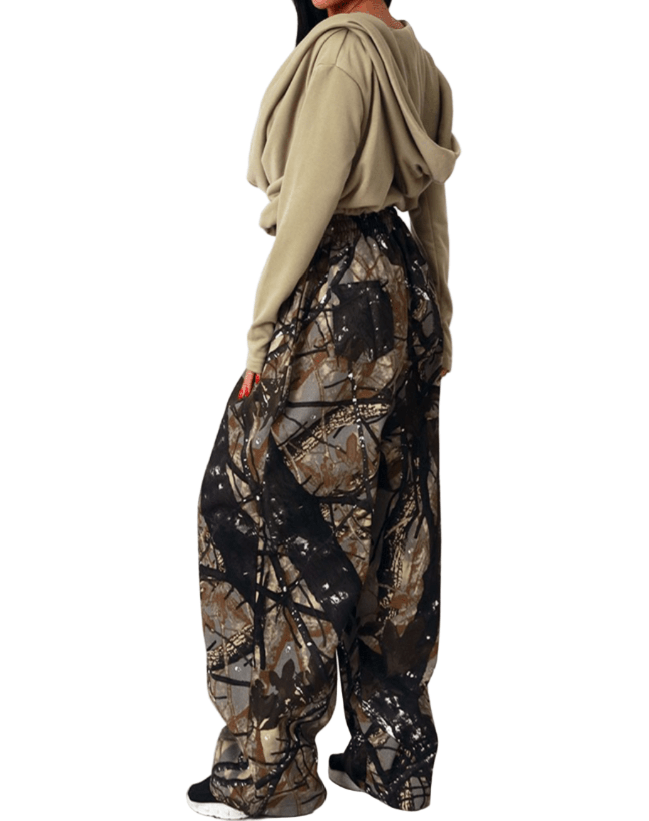 Urban Edit Camo Pants - Fly VSJ, Women's Clothing and Fashion Accessories