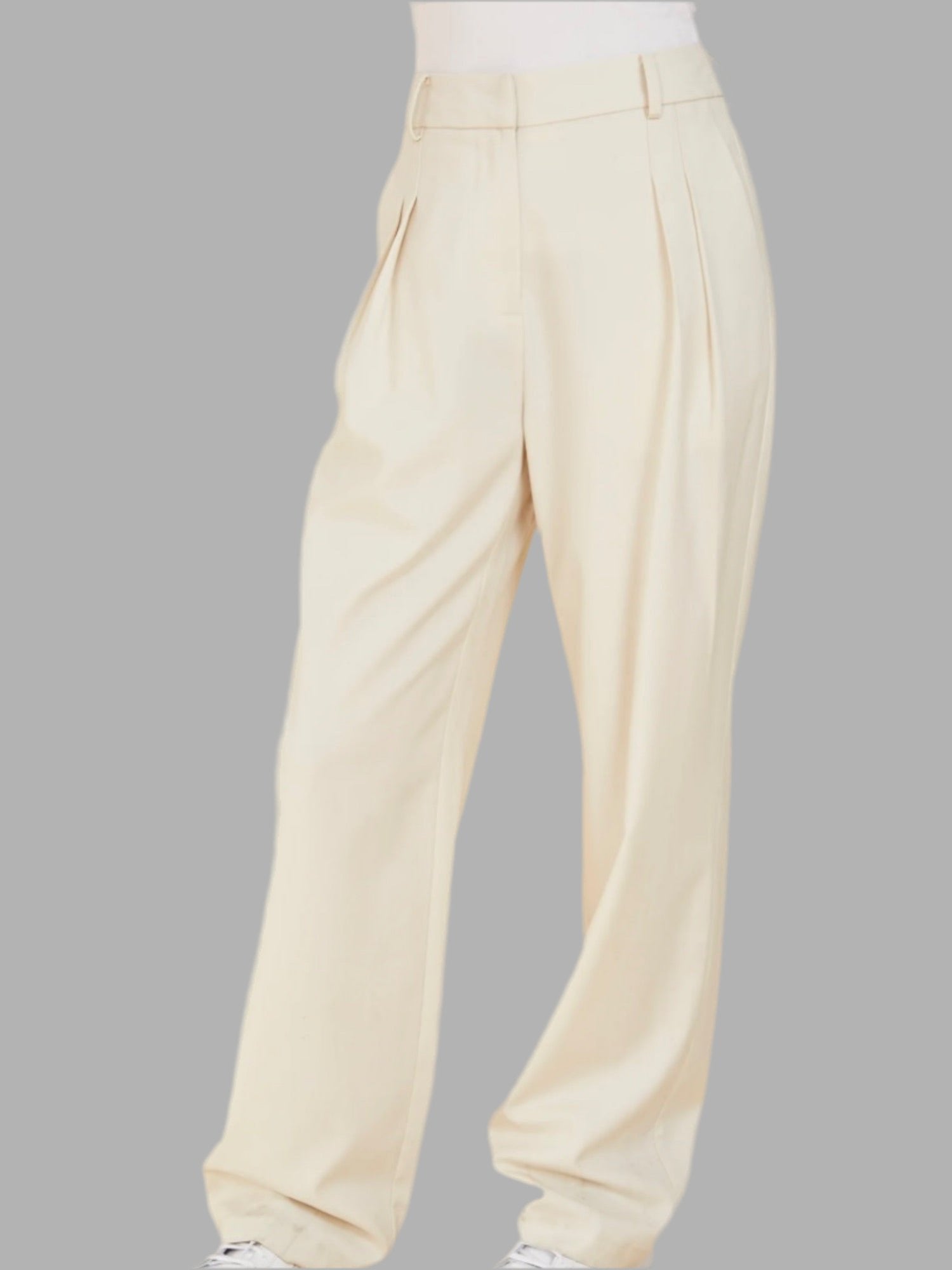 Wide Leg Pleated Pant - Fly VSJ, Women's Clothing and Fashion Accessories