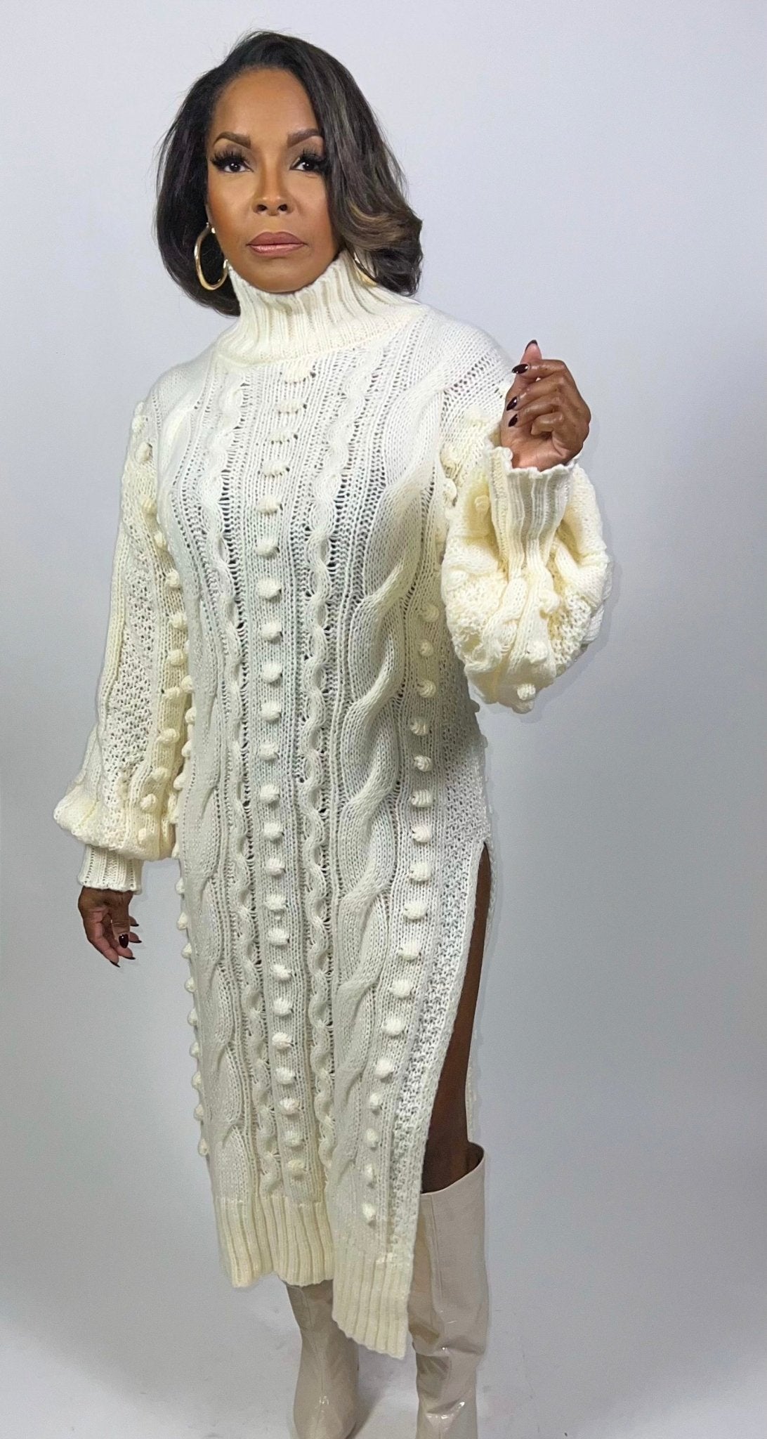 Winter Knit Dress - Fly VSJ, Women's Clothing and Fashion Accessories