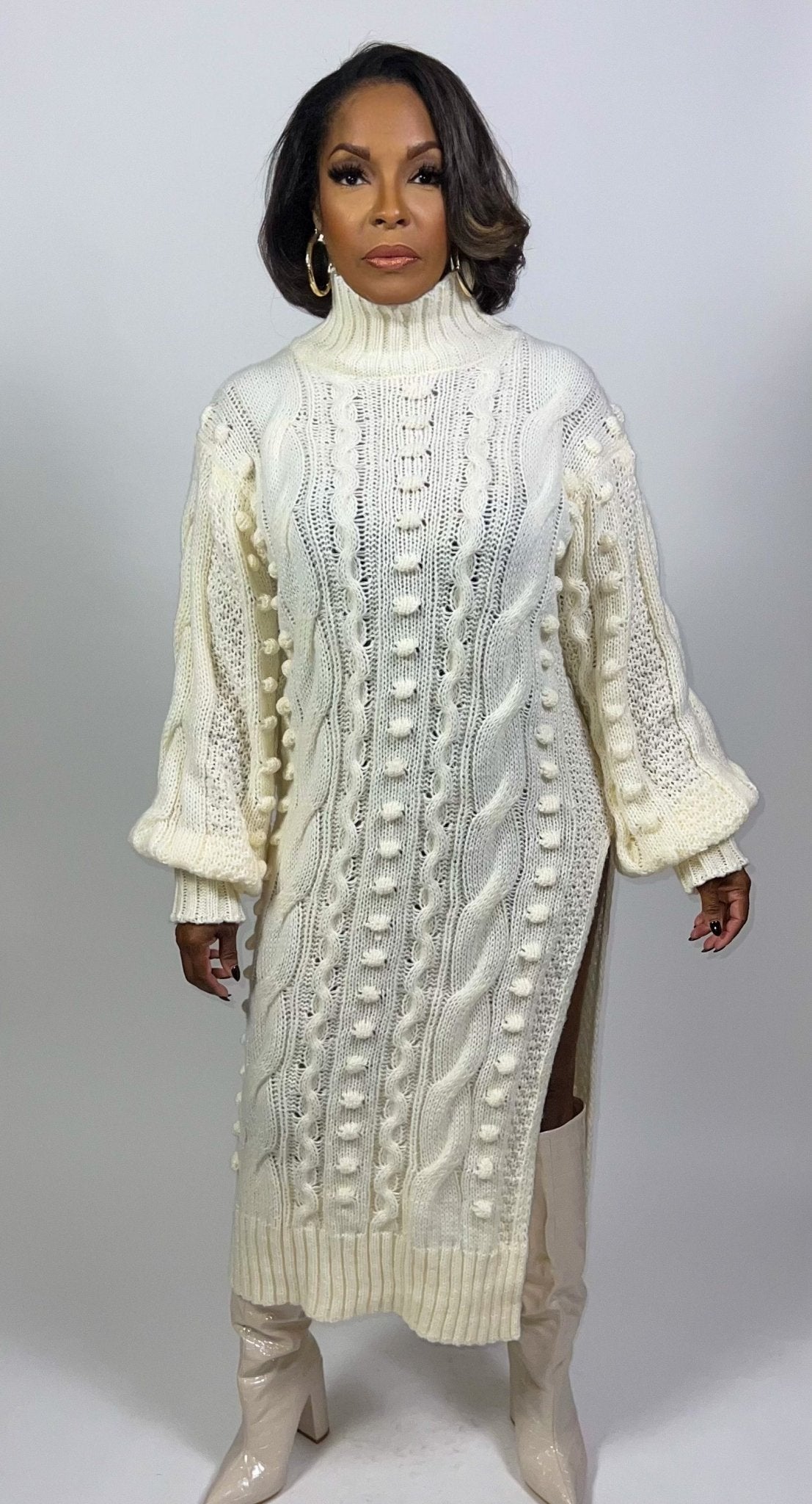 Winter Knit Dress - Fly VSJ, Women's Clothing and Fashion Accessories