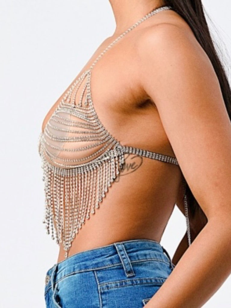 Enhance Your Style with a Body Chain Bralette