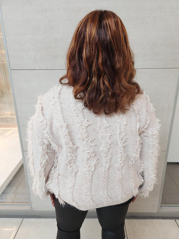 Calli Fringe Knit Sweater